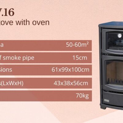 SGW16 Wood Stove With Oven